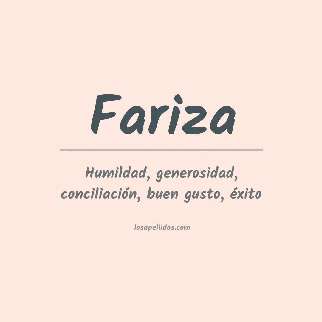 Apellido Fariza