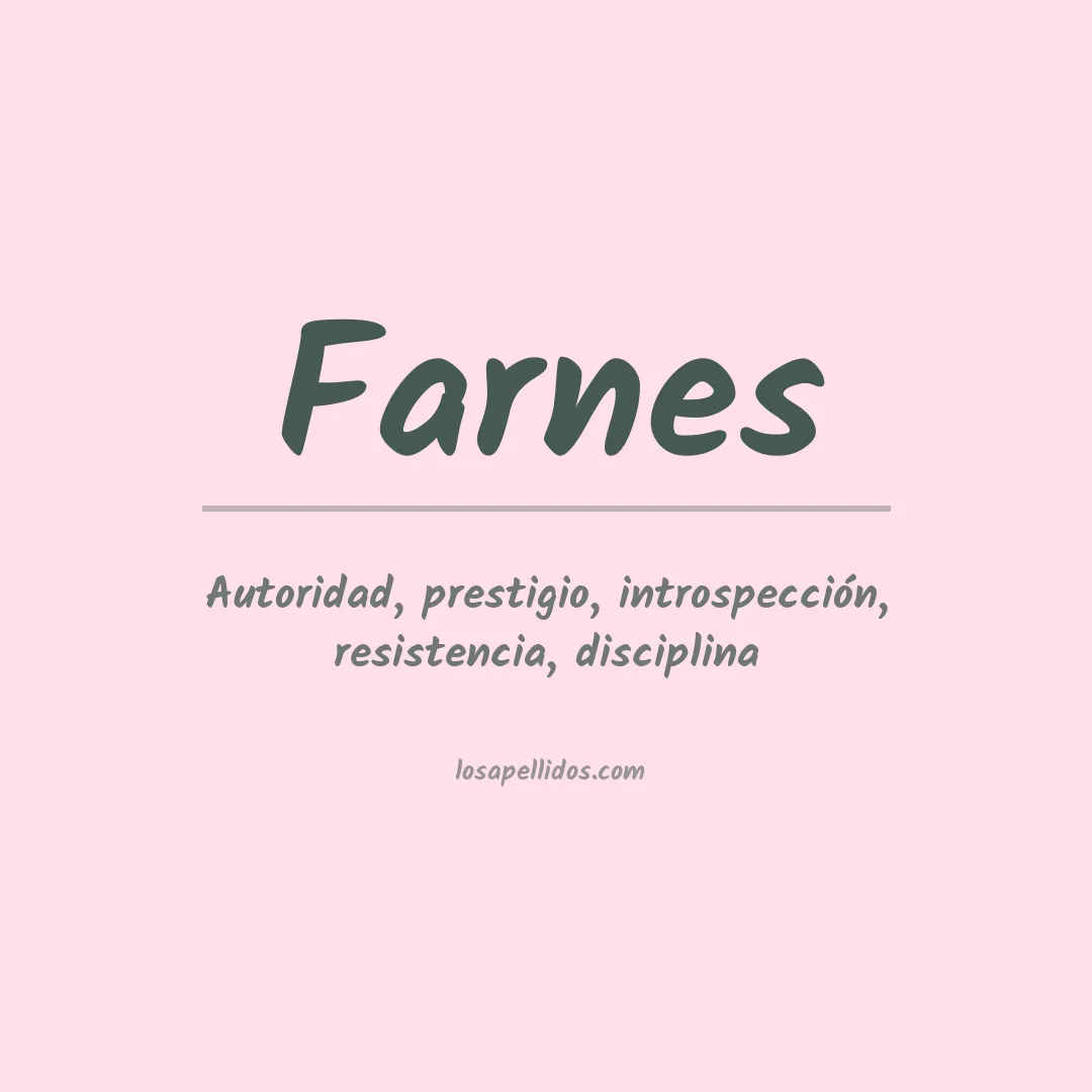 Apellido Farnes