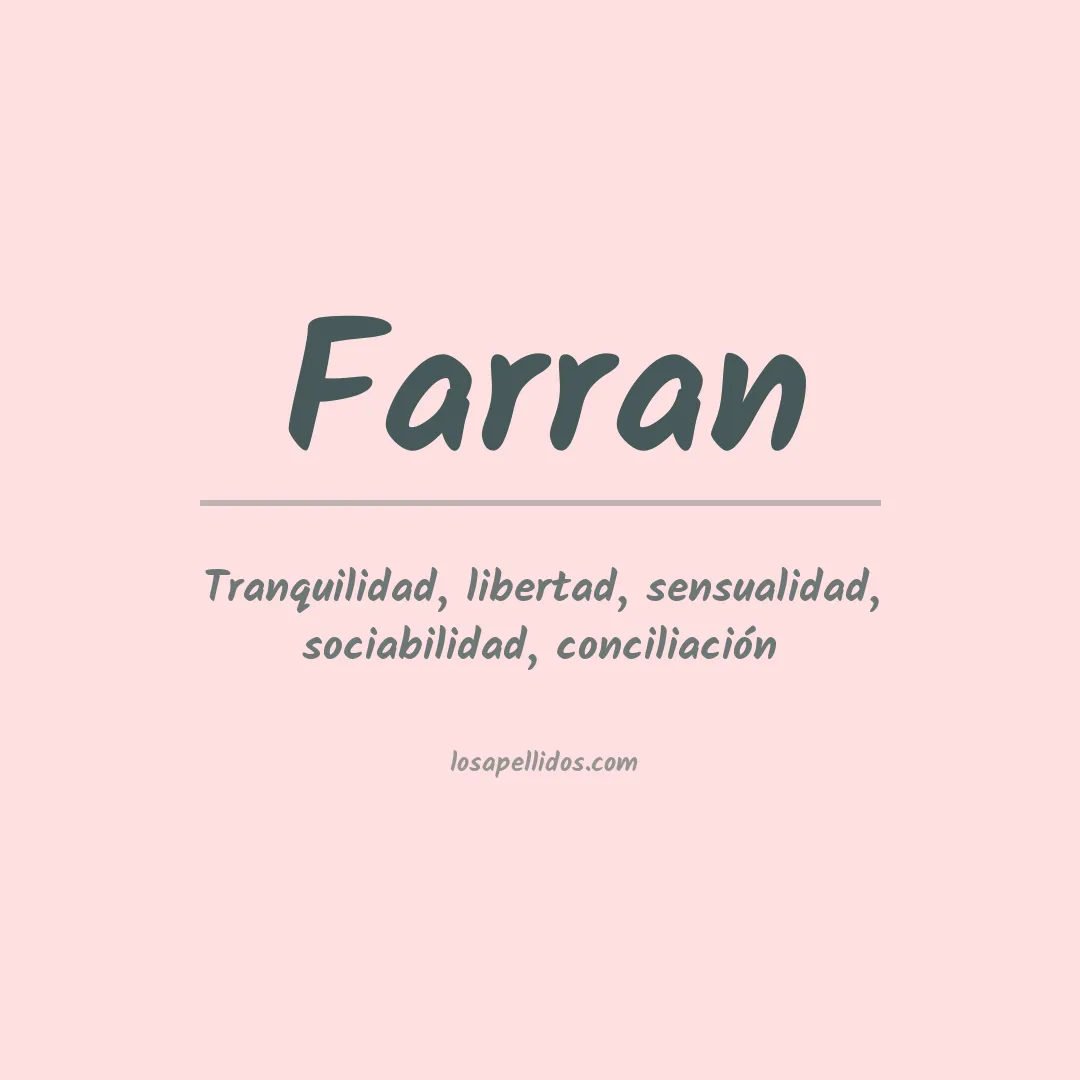 Apellido Farran