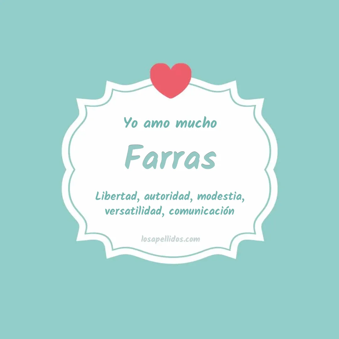 Yo amo mucho Farras
