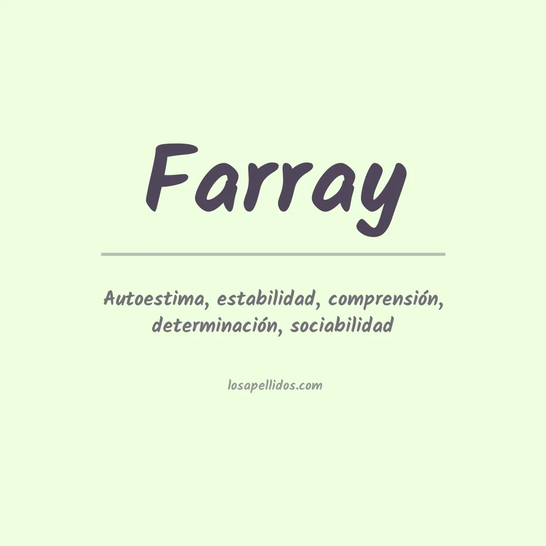 Apellido Farray