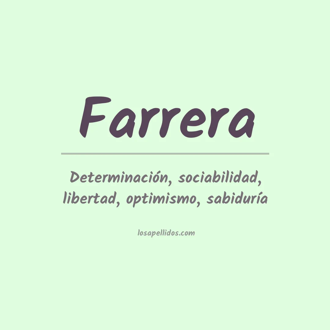 Apellido Farrera