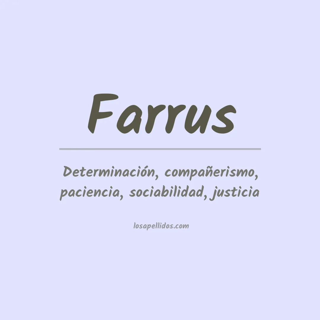 Apellido Farrus