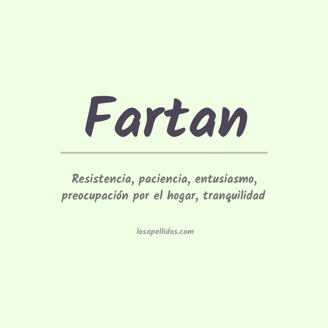 Apellido Fartan