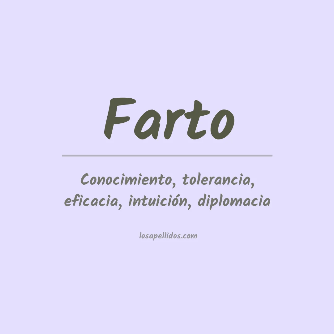 Apellido Farto