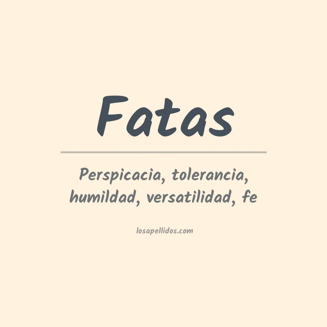 Apellido Fatas