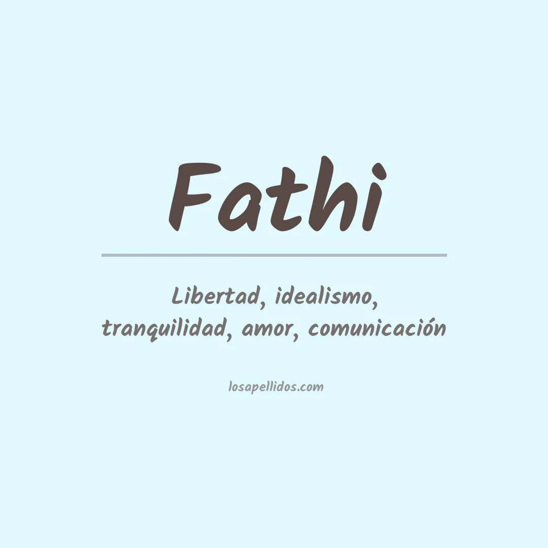 Apellido Fathi