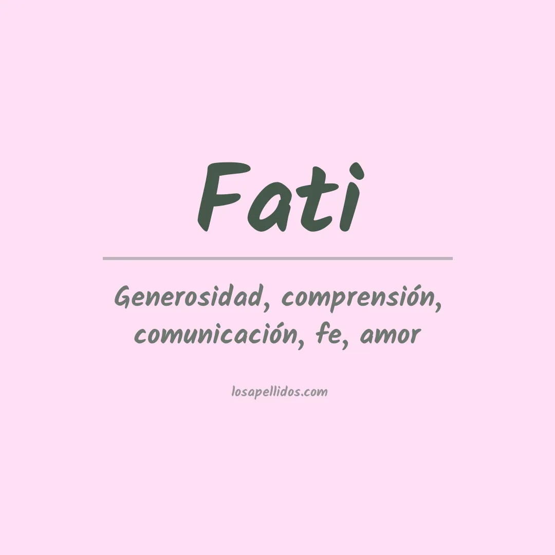 Apellido Fati