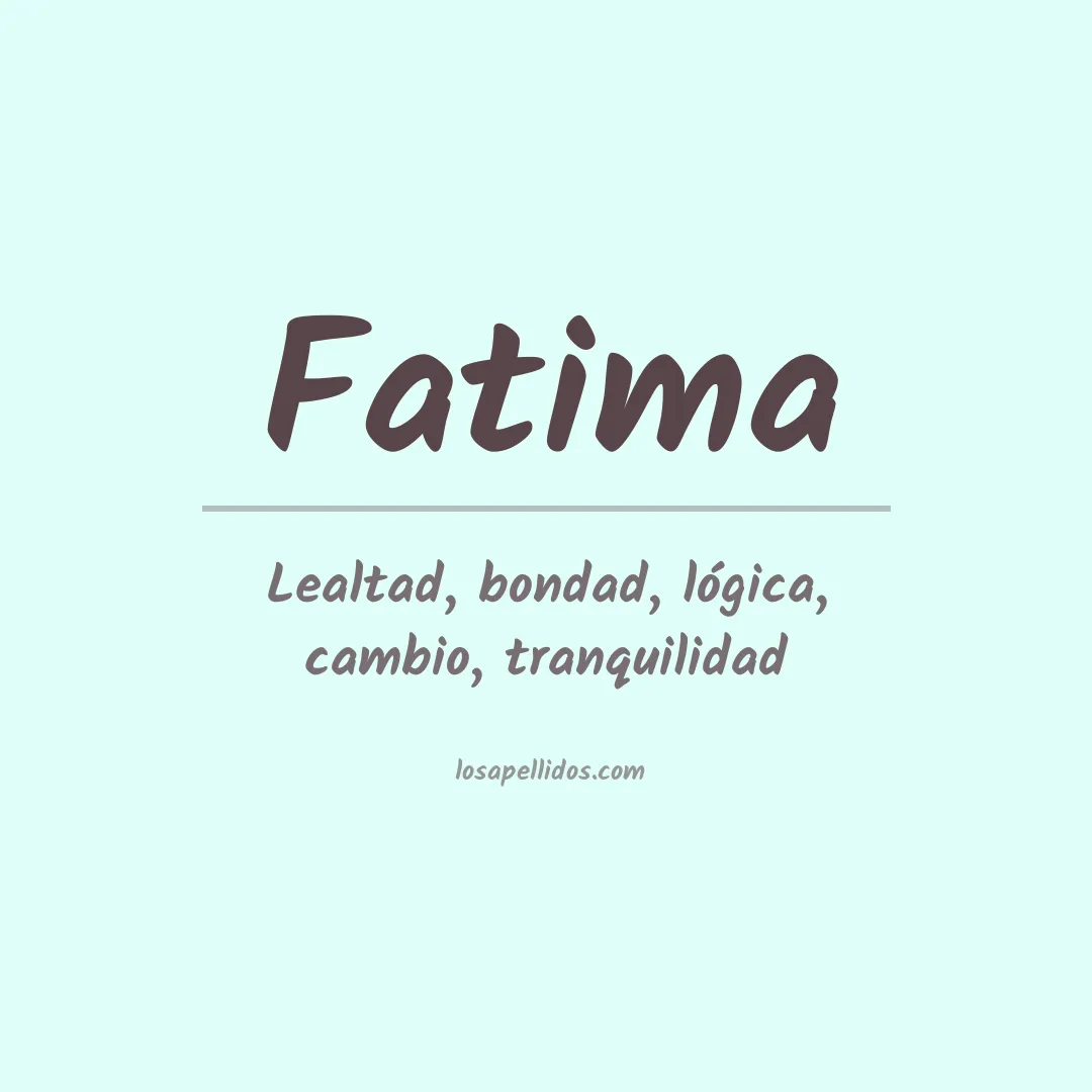 Apellido Fatima