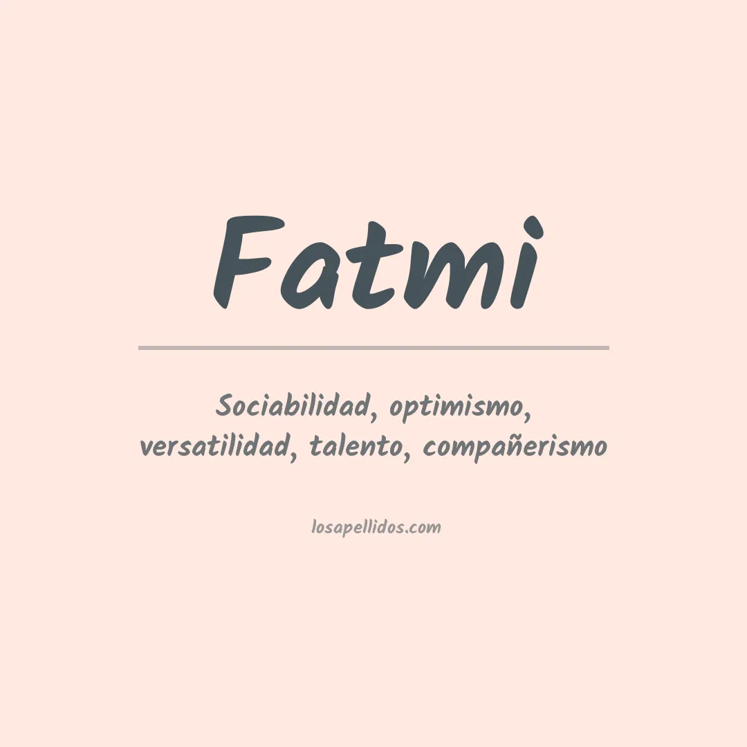 Apellido Fatmi