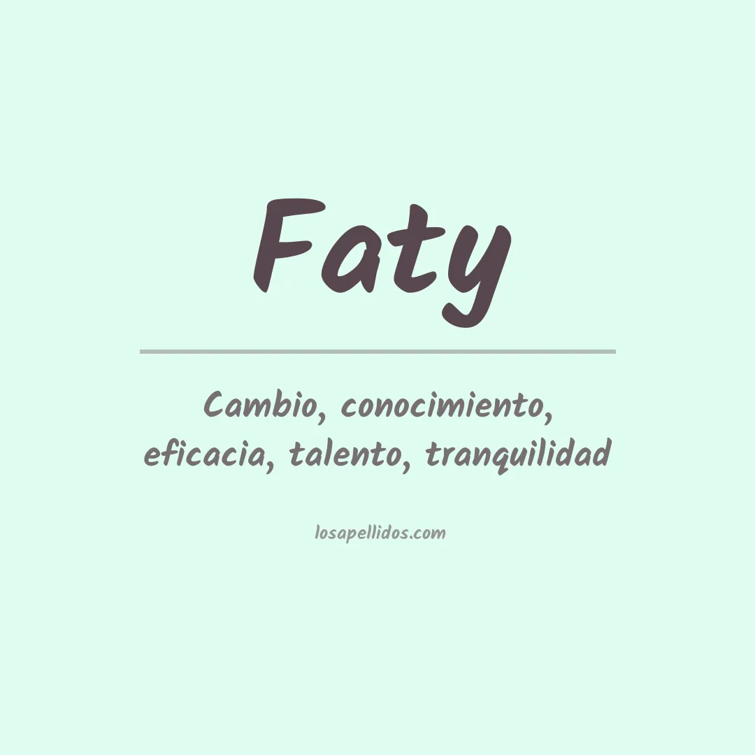 Apellido Faty