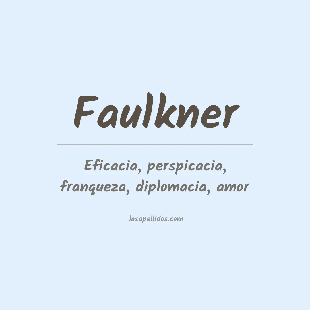 Apellido Faulkner