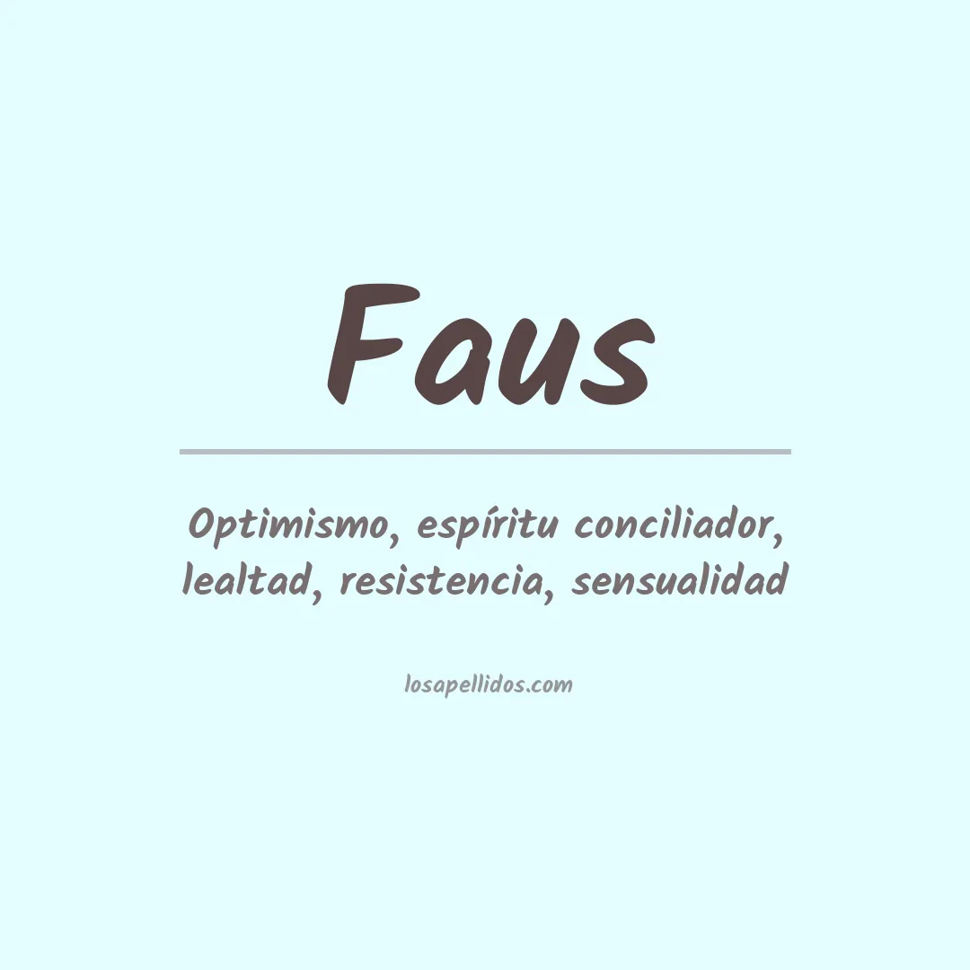 Apellido Faus