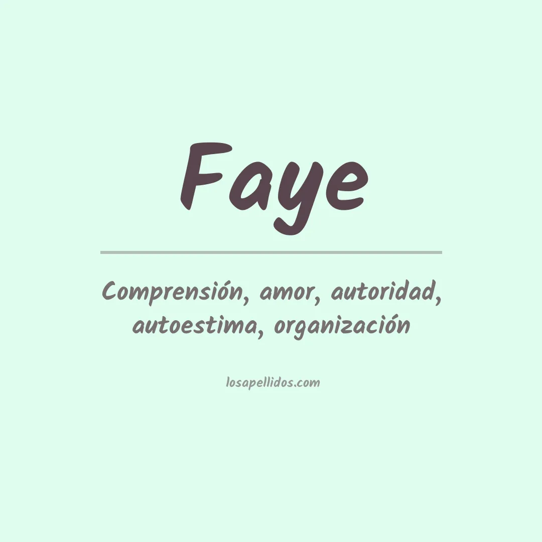 Apellido Faye