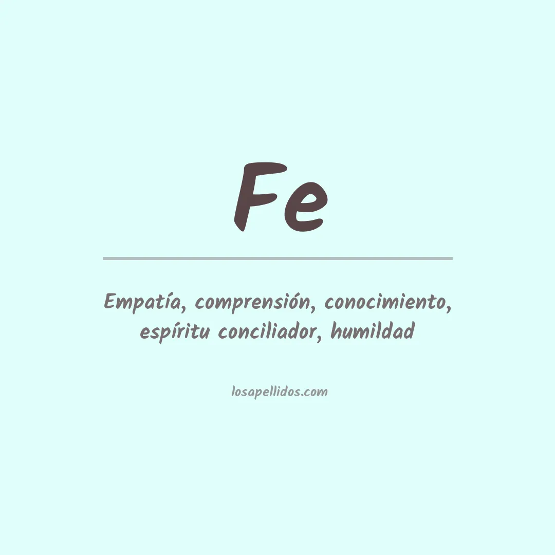 Apellido Fe