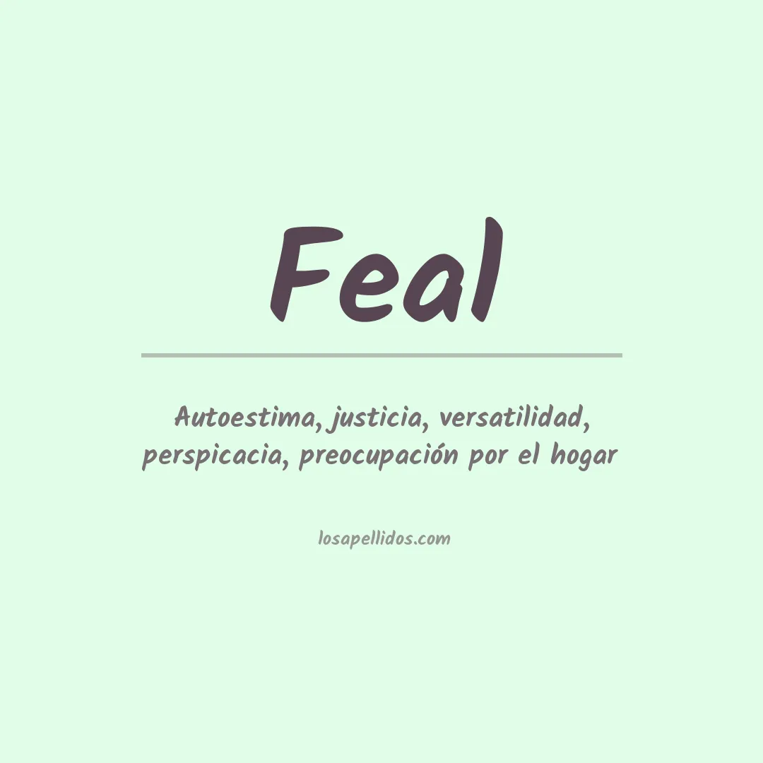 Apellido Feal
