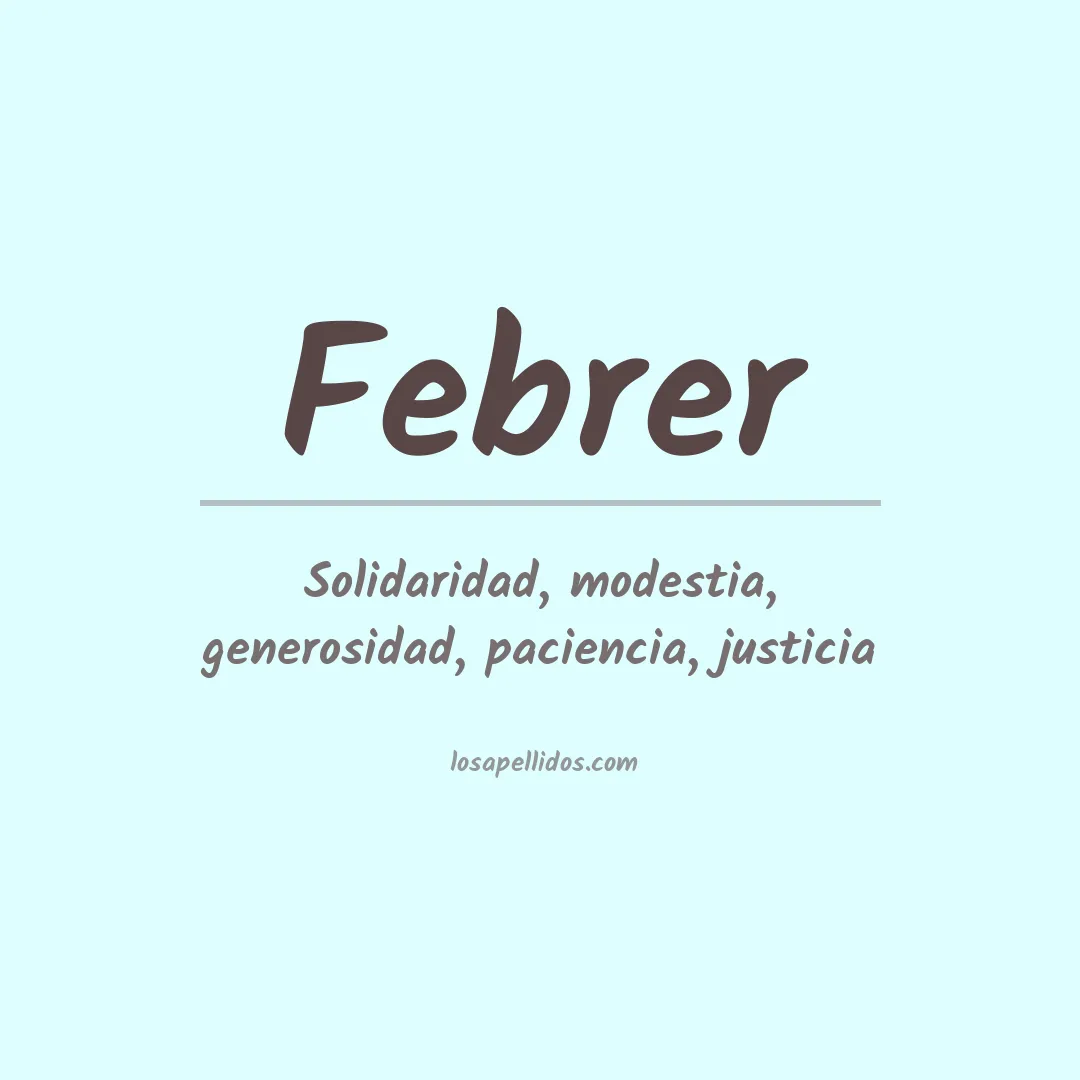 Apellido Febrer