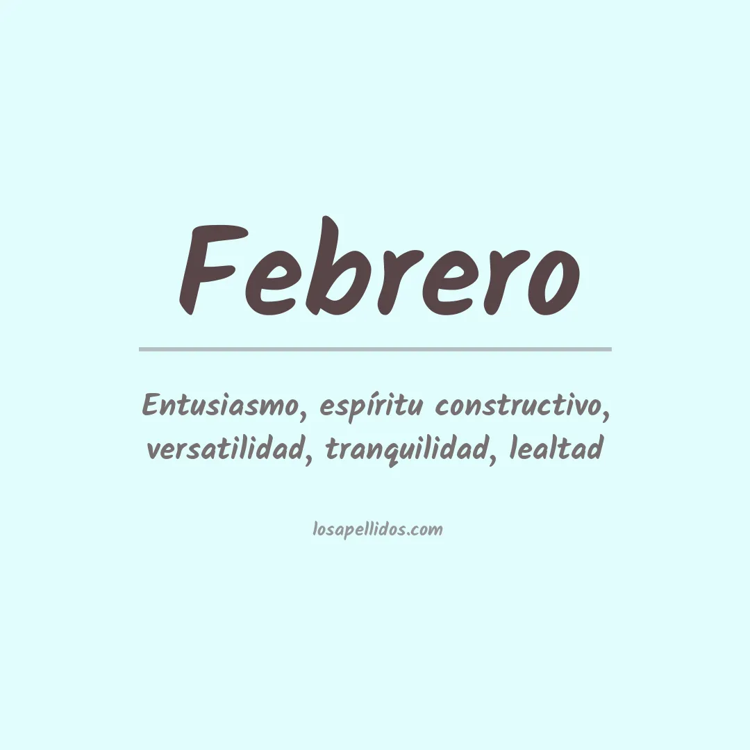 Apellido Febrero
