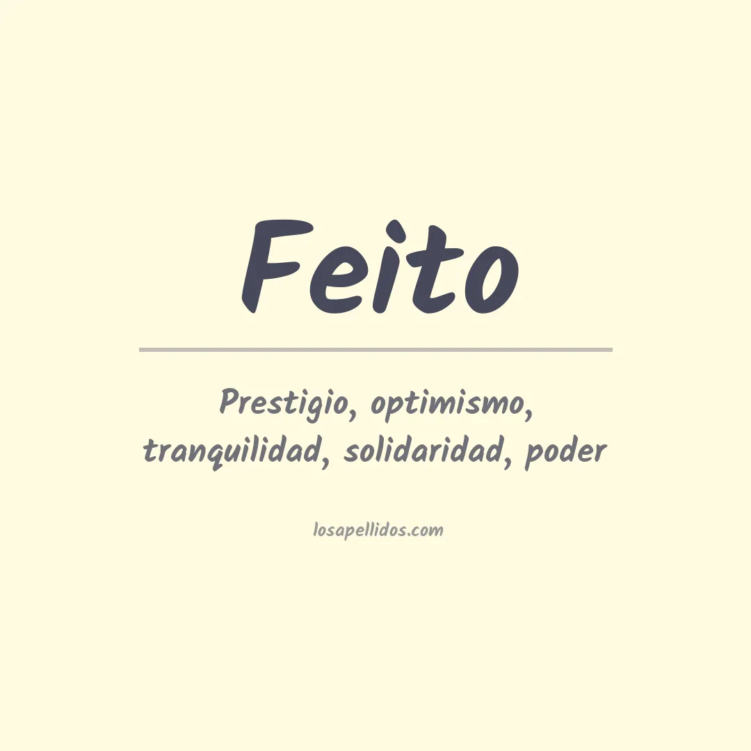 Apellido Feito