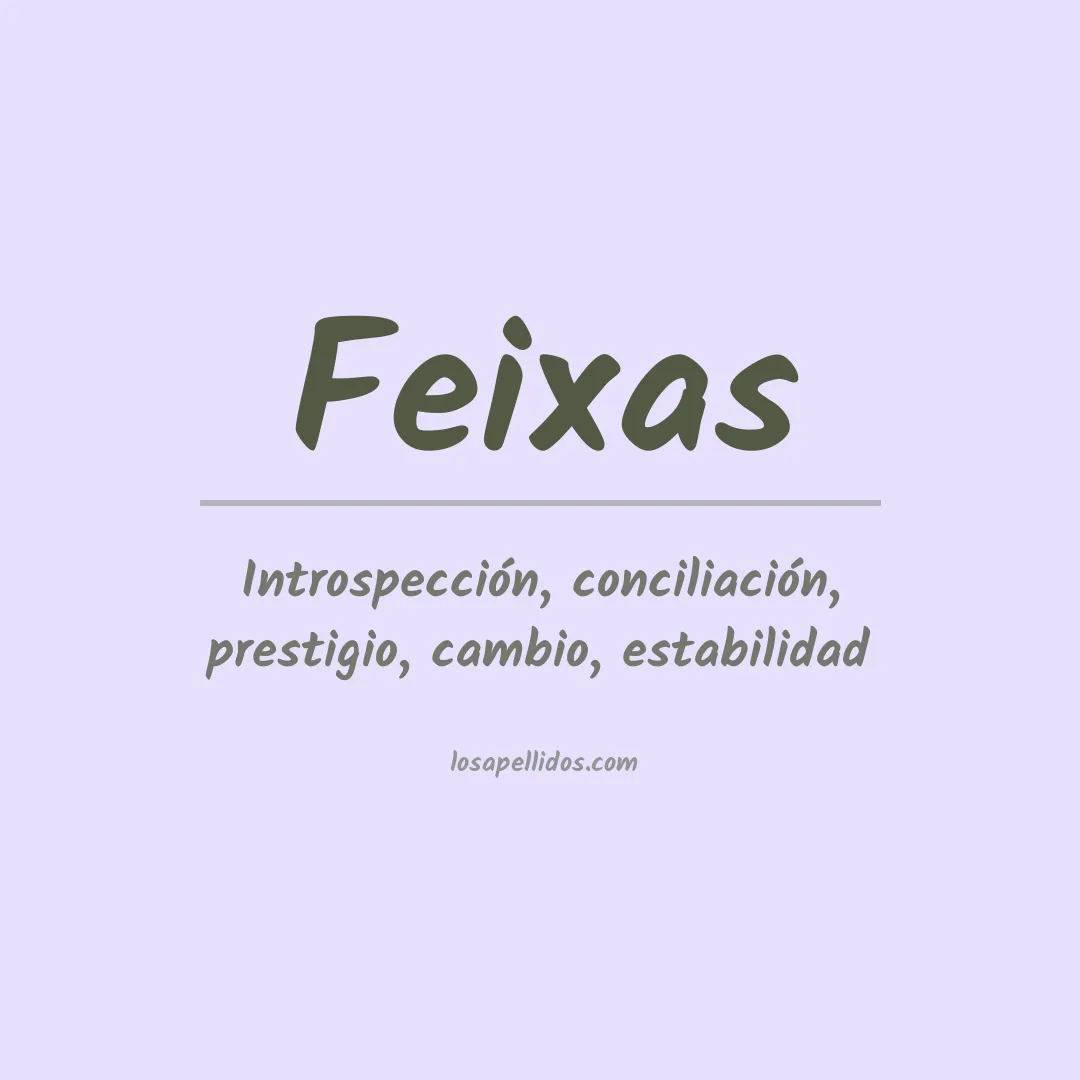 Apellido Feixas