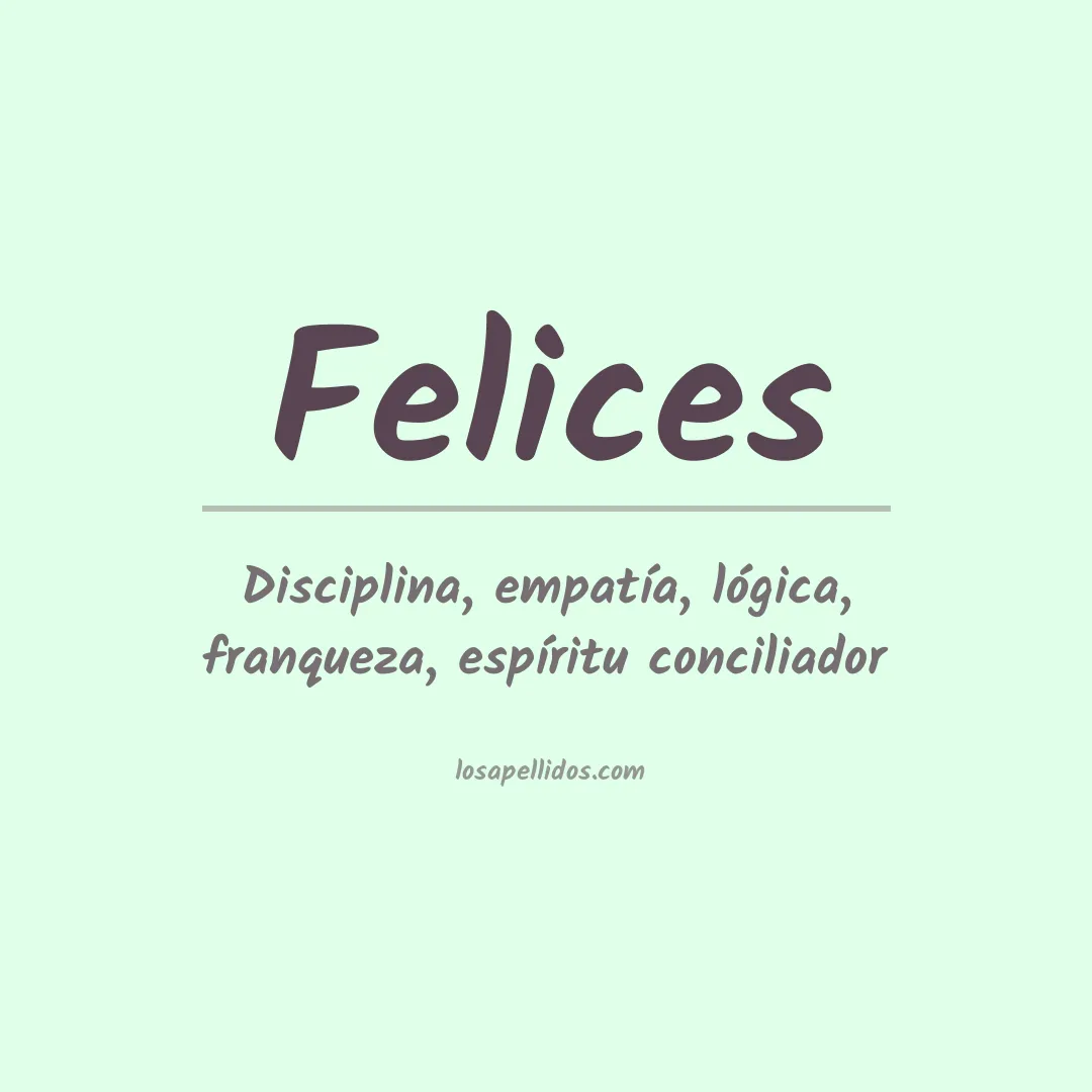 Apellido Felices