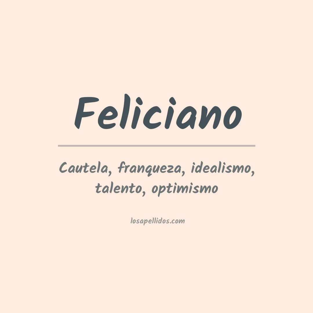 Apellido Feliciano