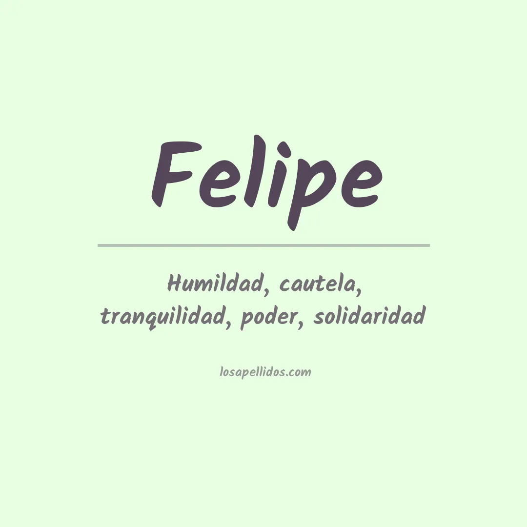 Apellido Felipe