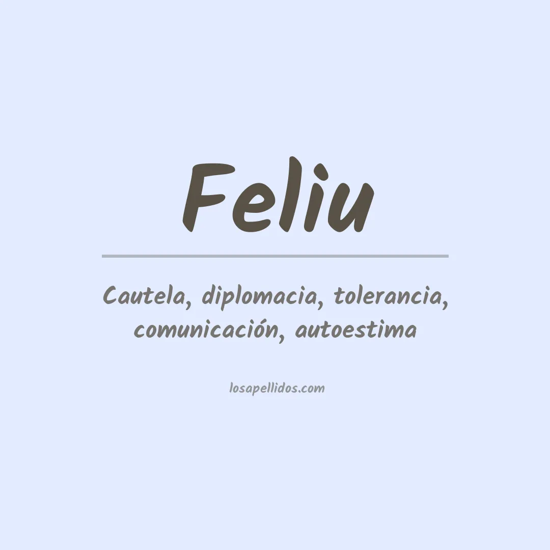 Apellido Feliu
