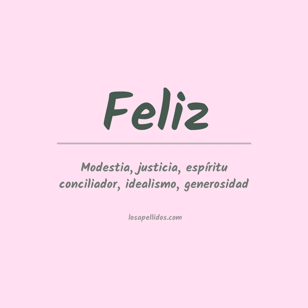 Apellido Feliz