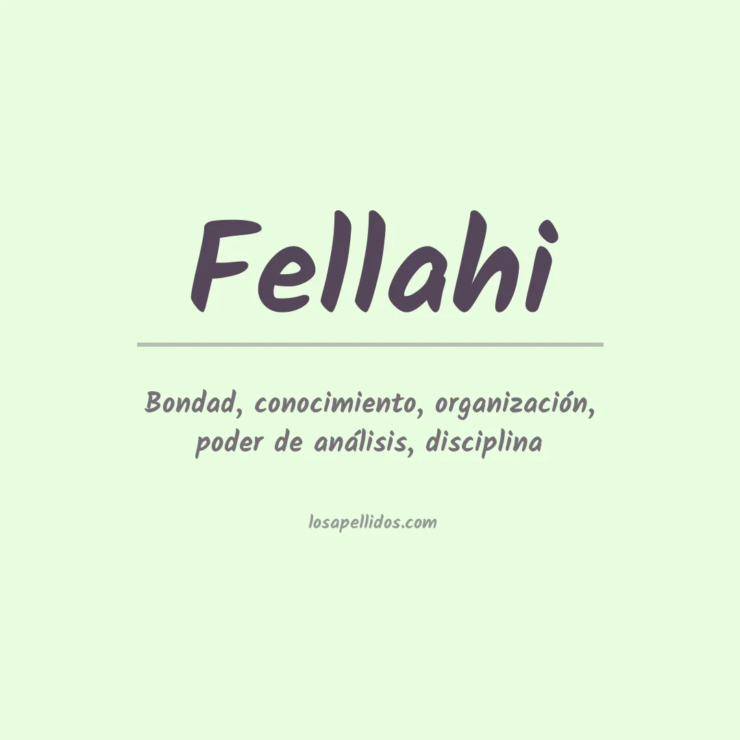 Apellido Fellahi