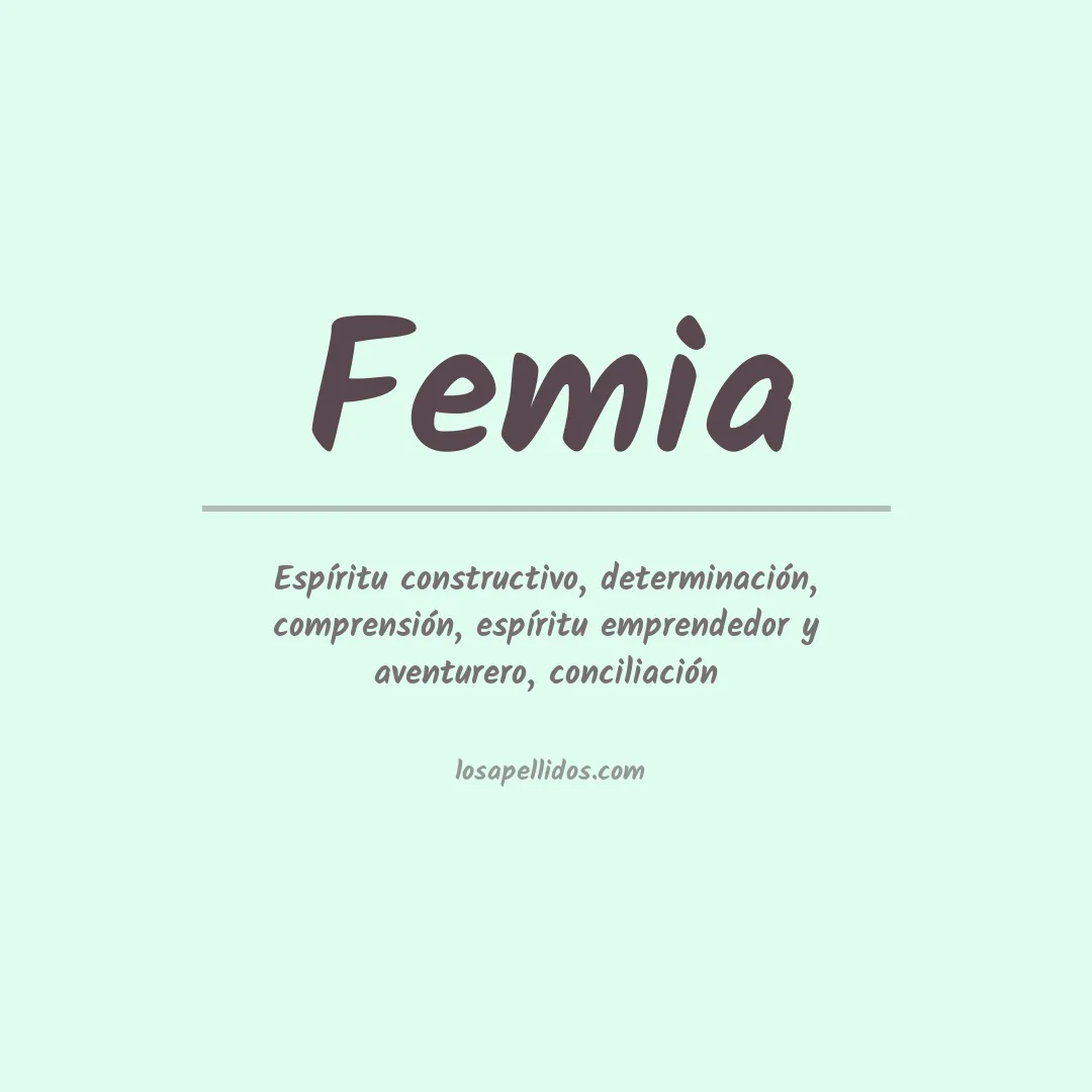 Apellido Femia