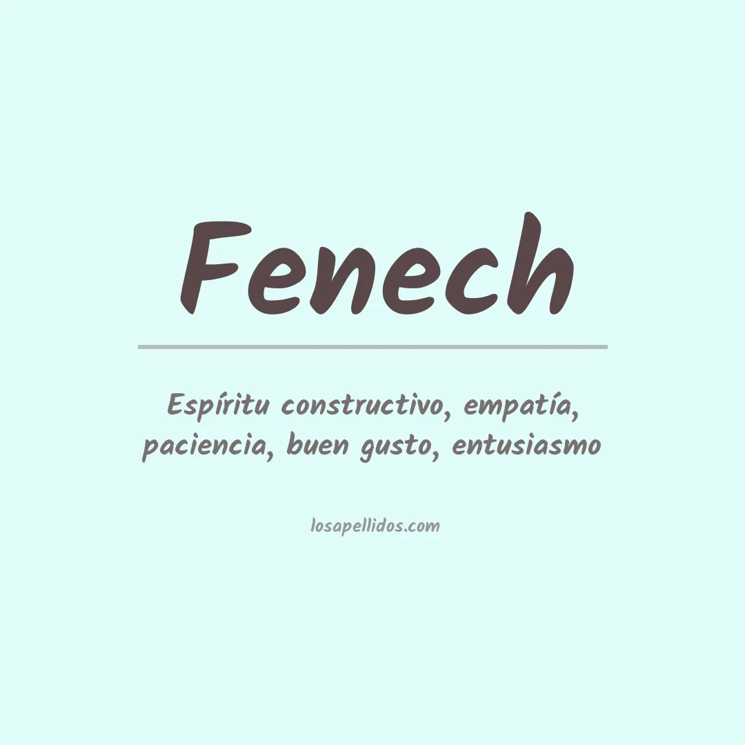 Apellido Fenech