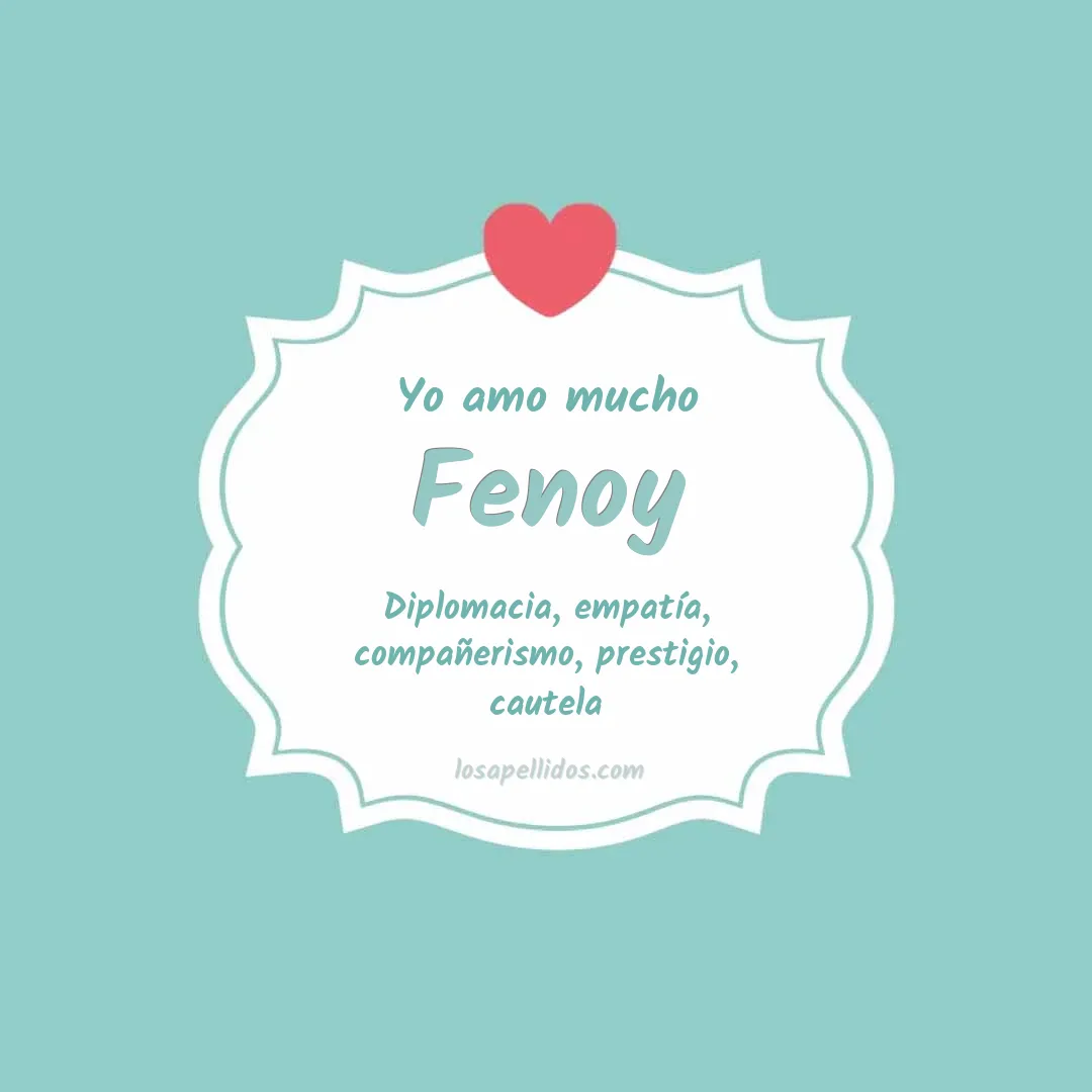 Yo amo mucho Fenoy