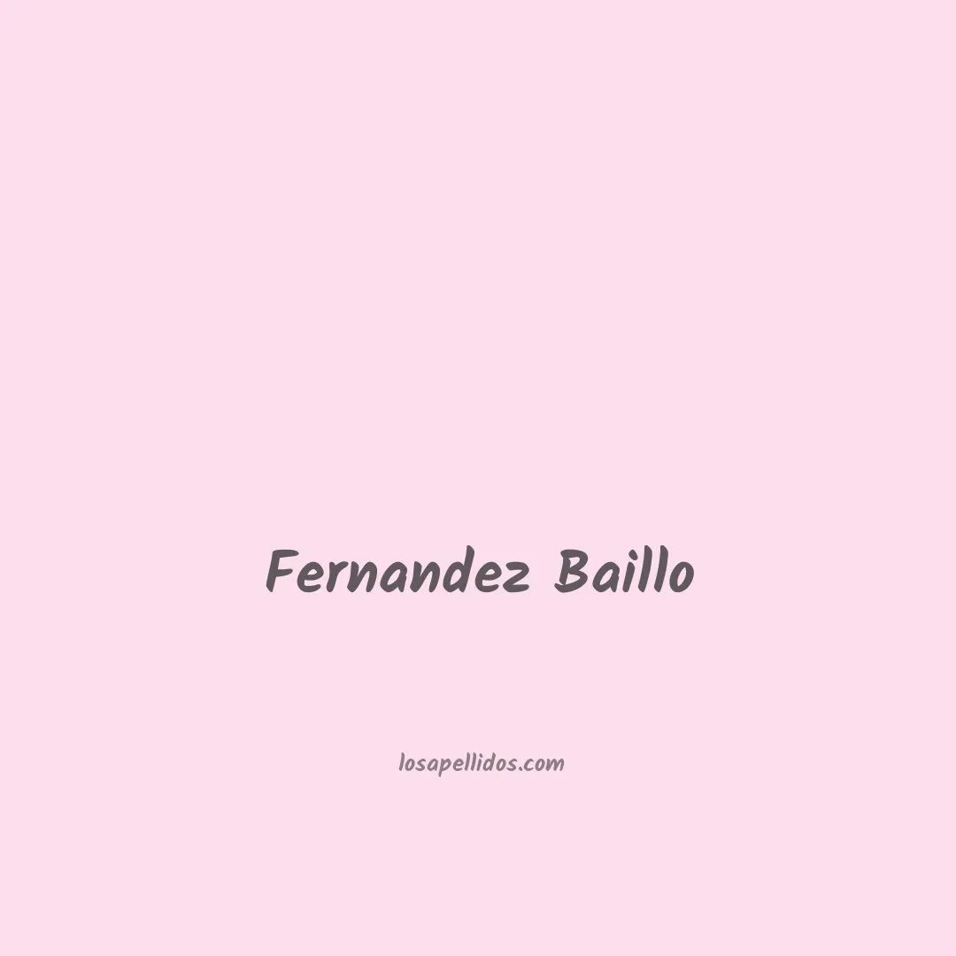 Fernandez baillo en chino