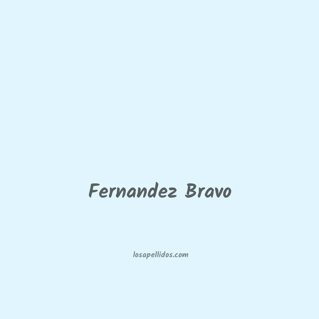 Fernandez bravo en chino