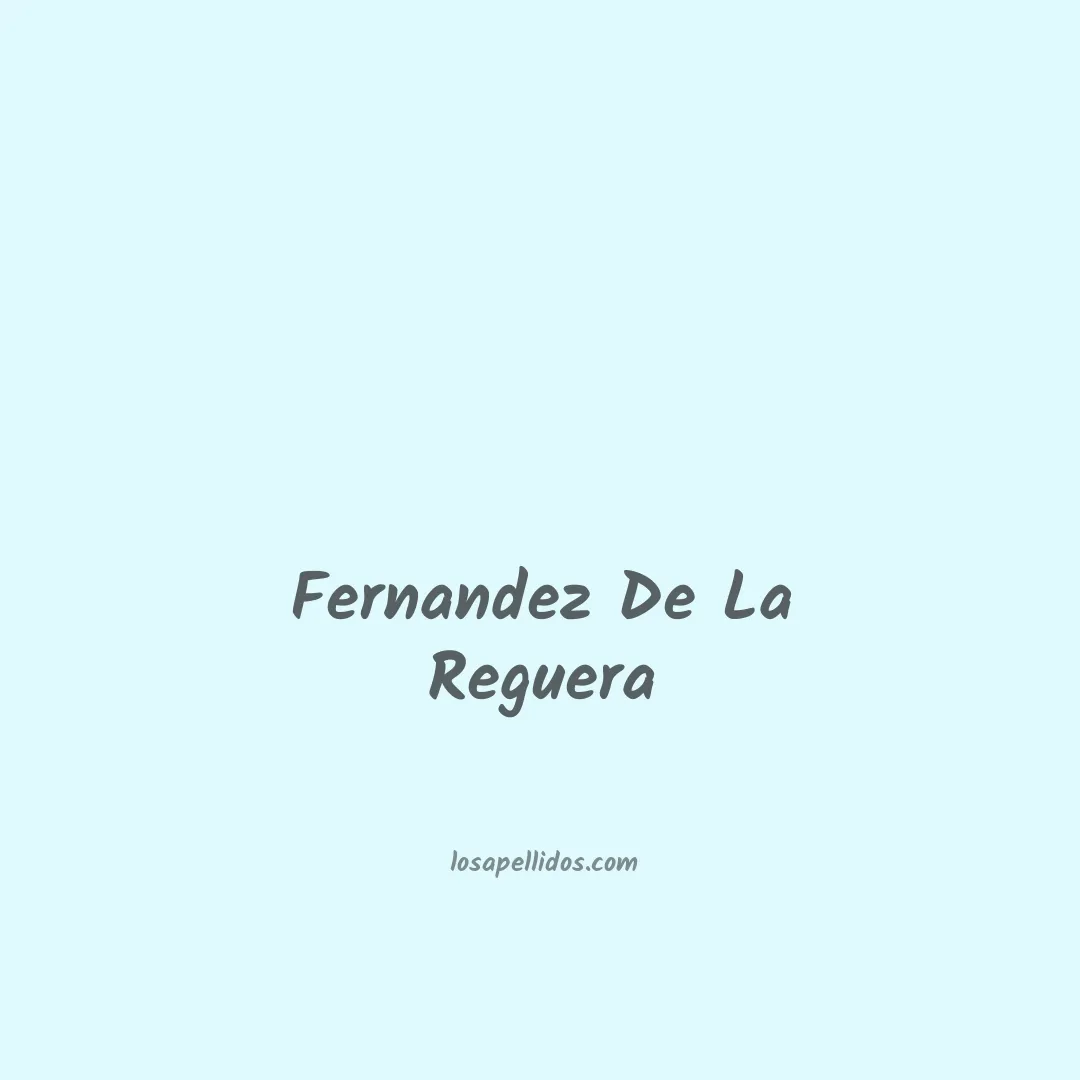 Fernandez de la reguera en chino
