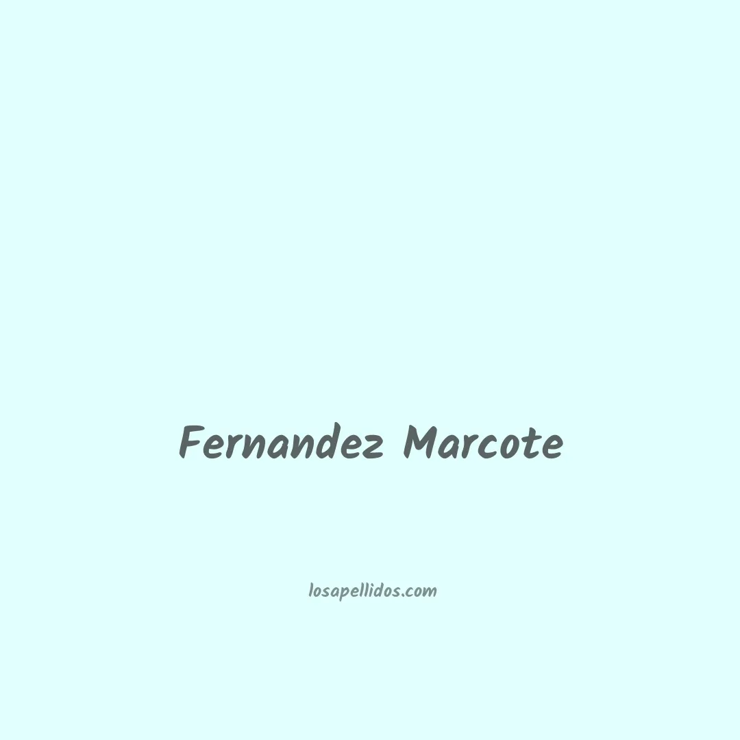 Fernandez marcote en chino