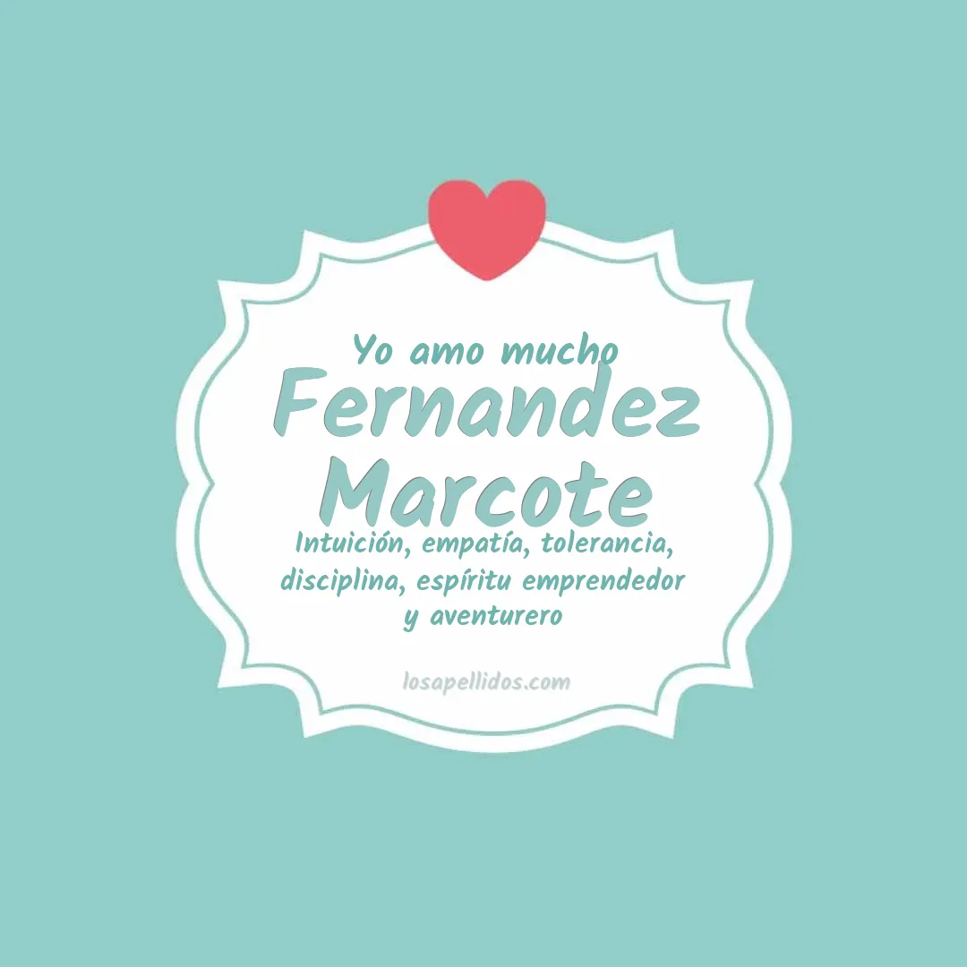Yo amo mucho Fernandez marcote