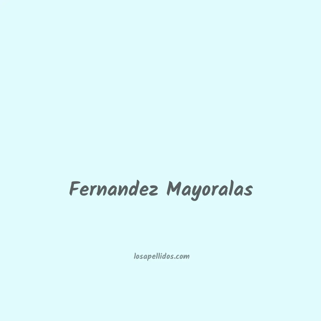 Fernandez mayoralas en chino