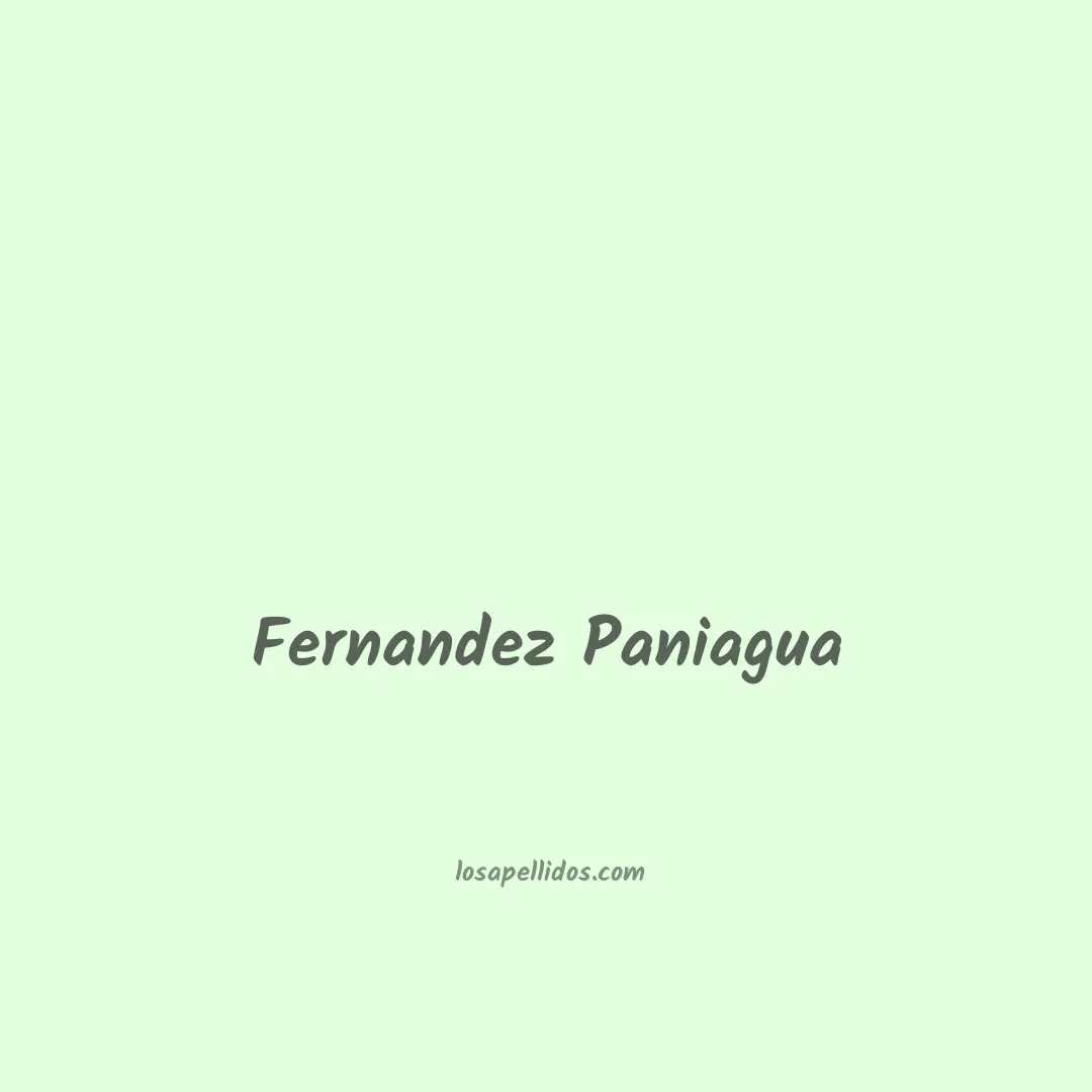 Fernandez paniagua en chino