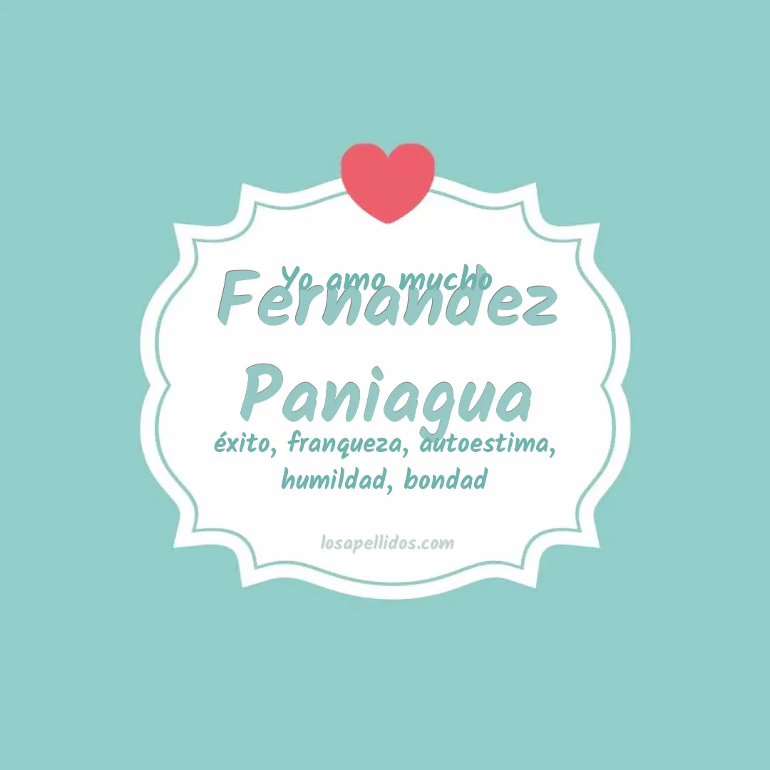 Yo amo mucho Fernandez paniagua