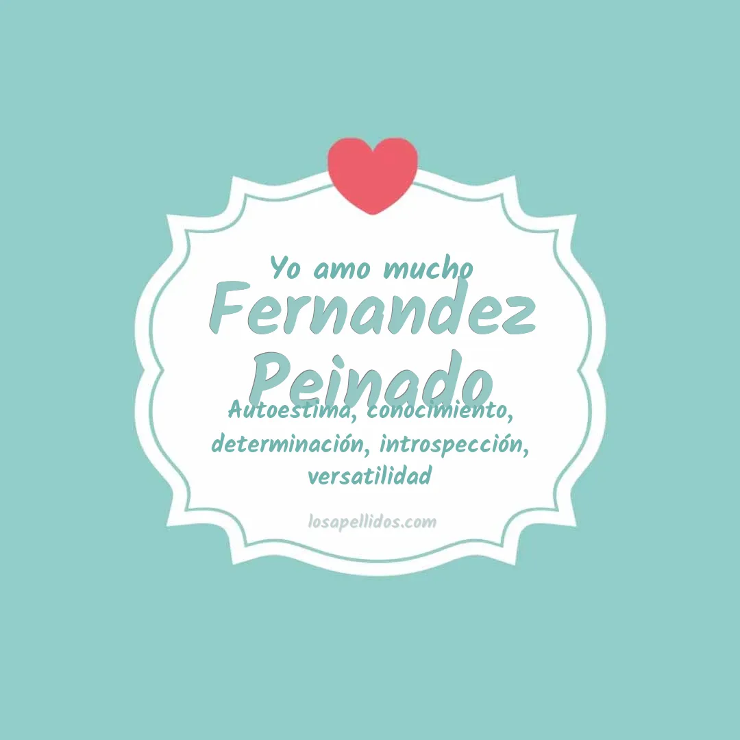 Yo amo mucho Fernandez peinado