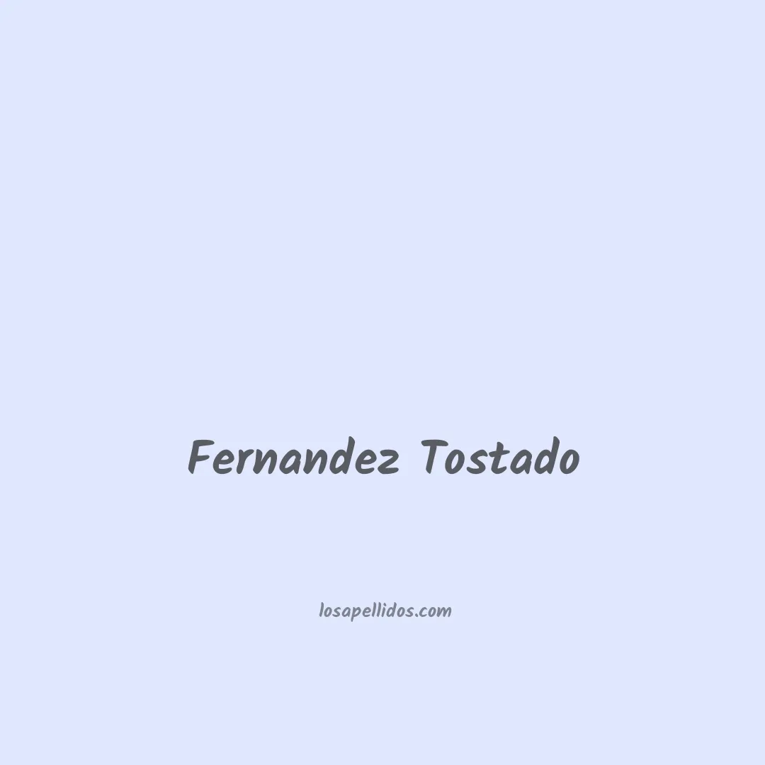 Fernandez tostado en chino