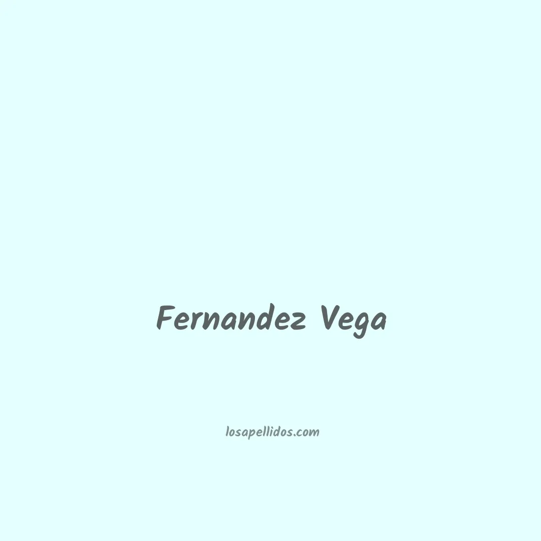Fernandez vega en chino
