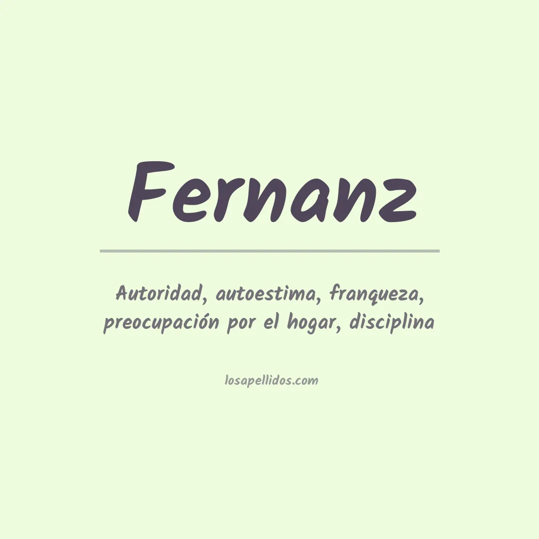 Apellido Fernanz