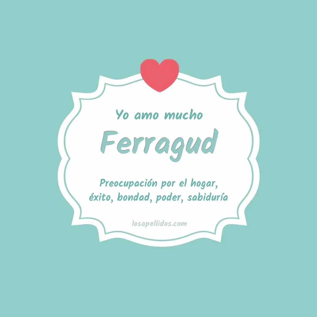 Yo amo mucho Ferragud