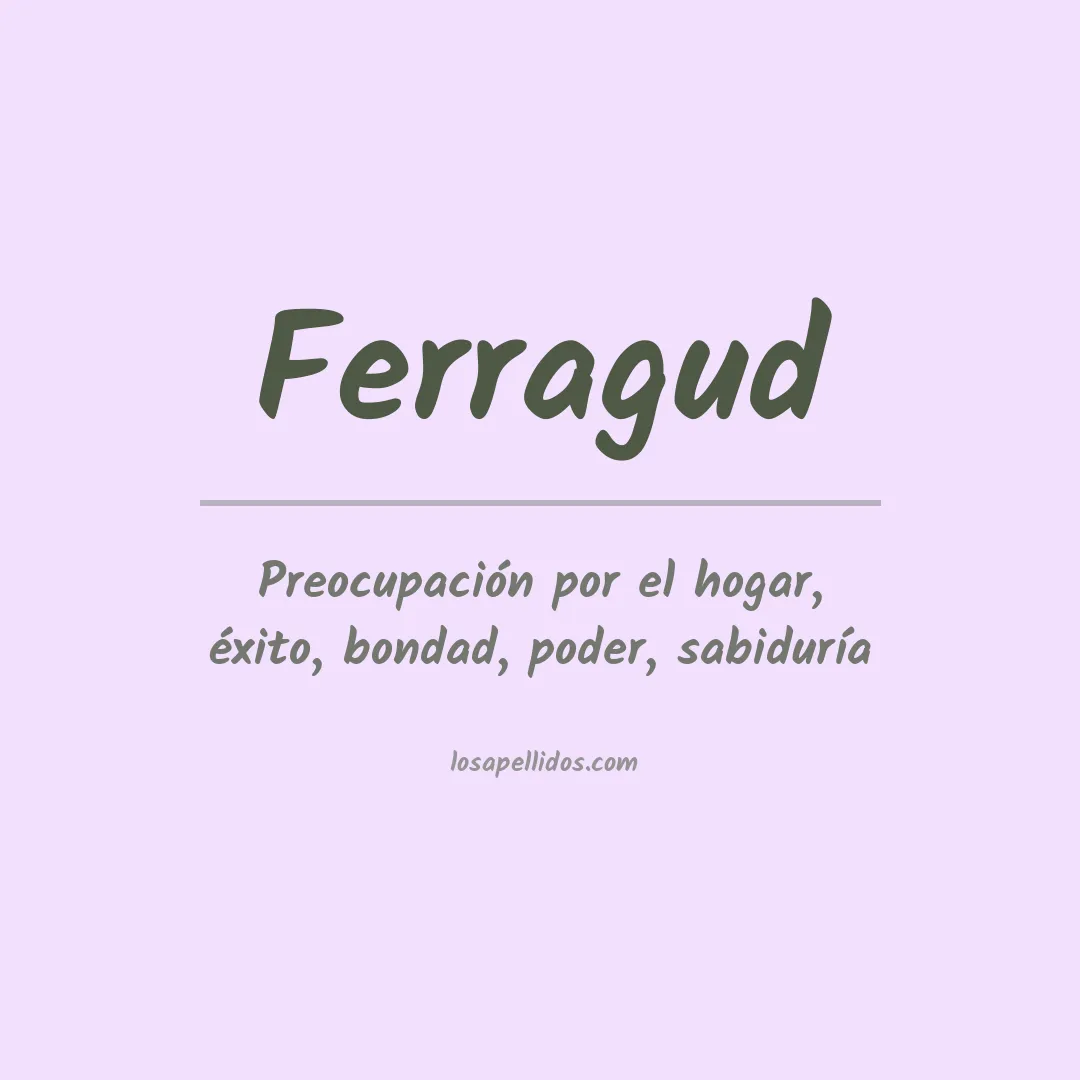 Apellido Ferragud
