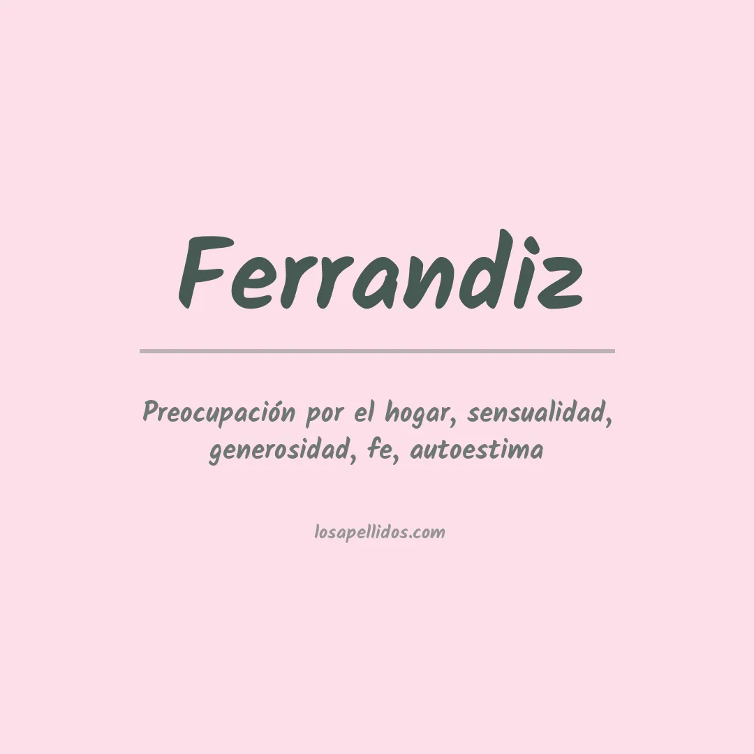 Apellido Ferrandiz