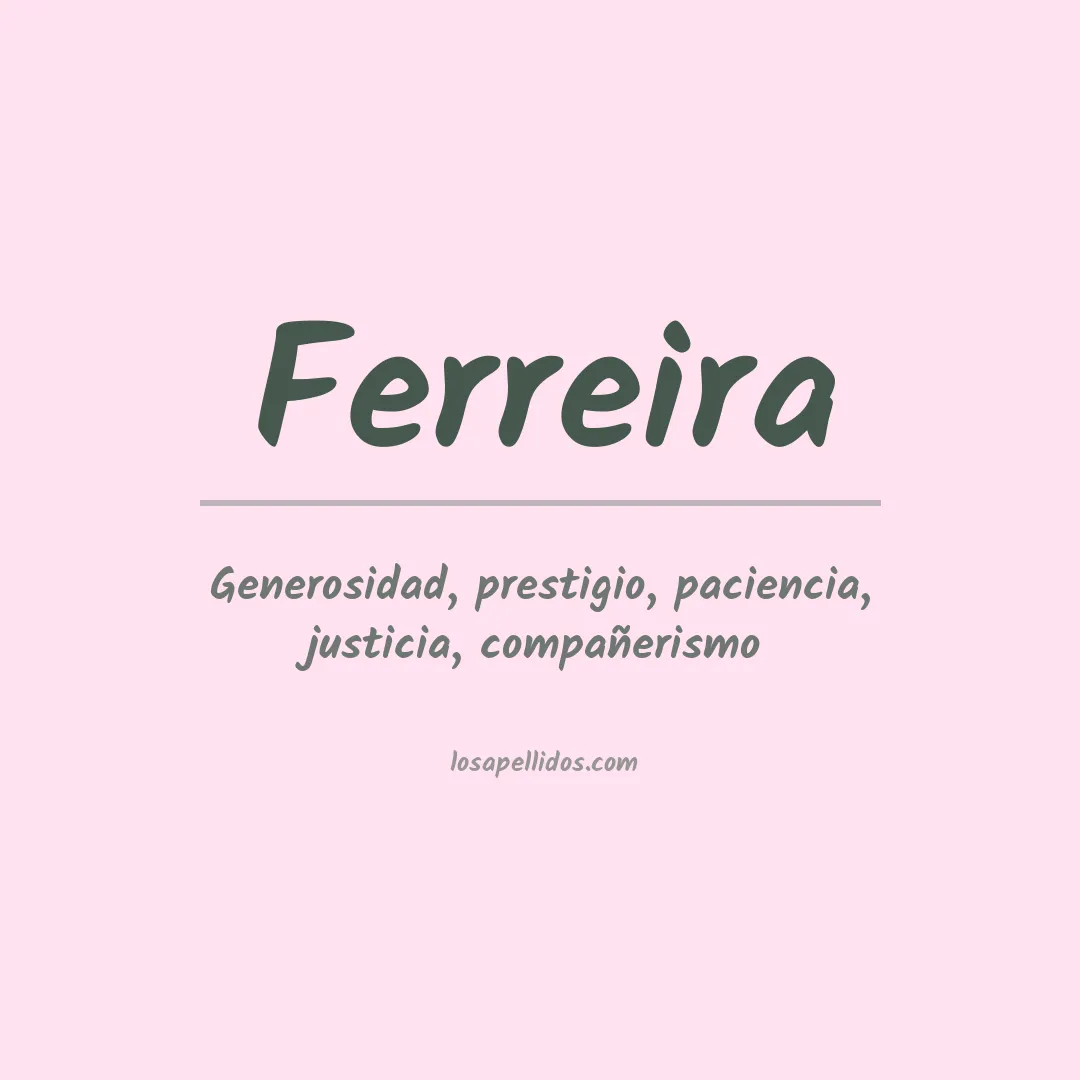 Apellido Ferreira