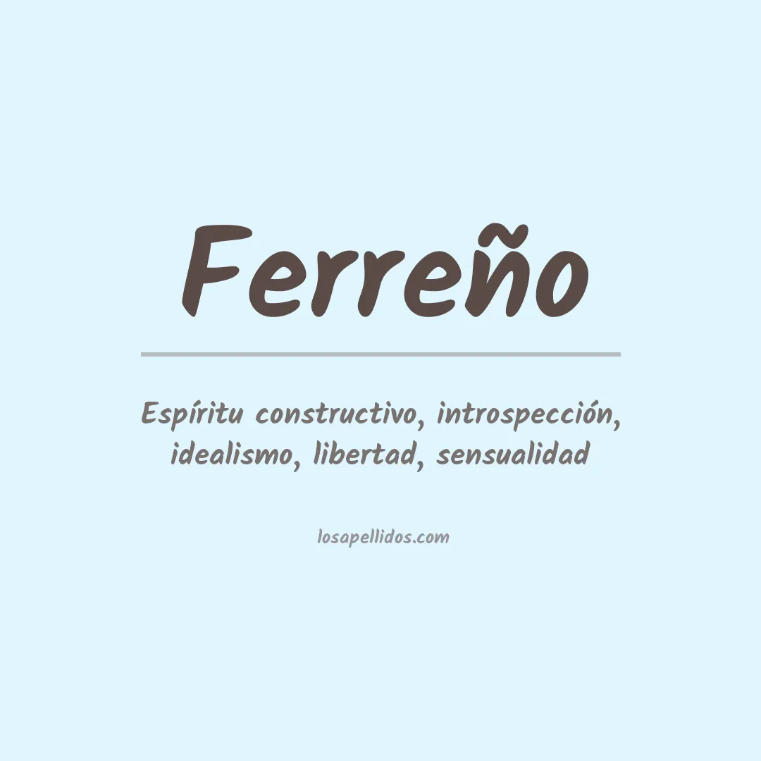 Apellido Ferreño
